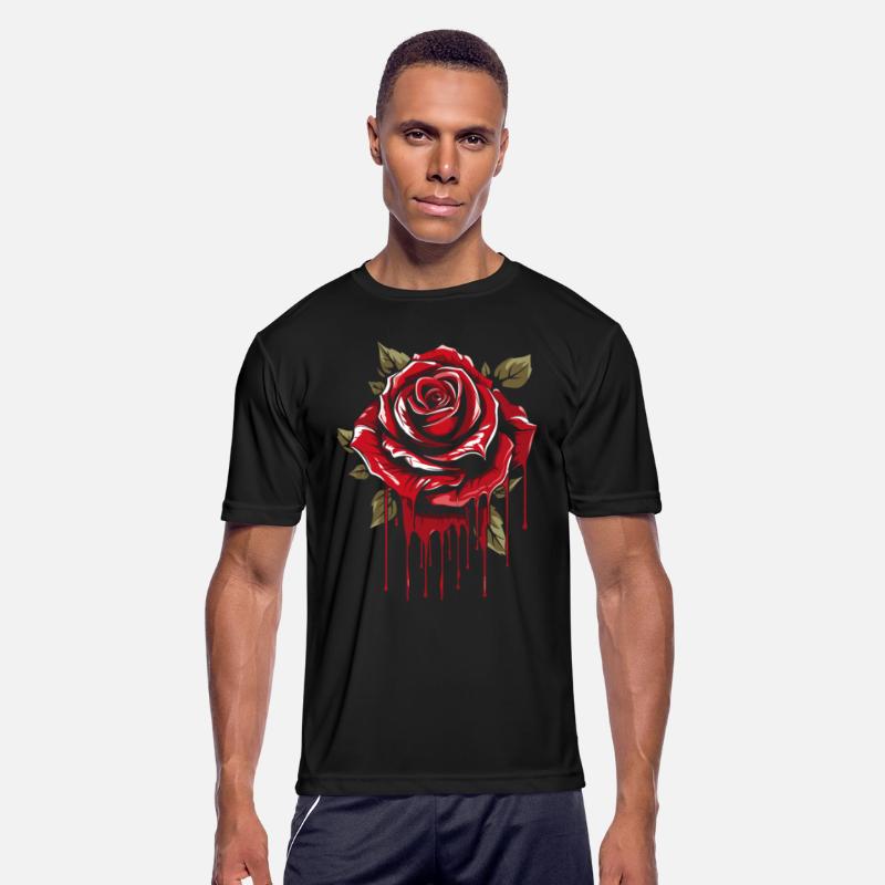 Red Rose Goth Cool