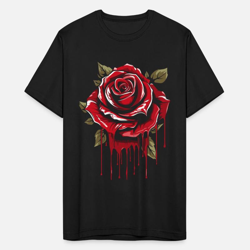 Red Rose Goth Cool