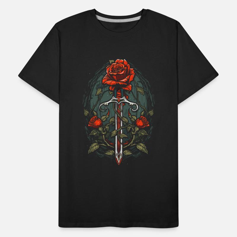 Red Rose Goth Sword