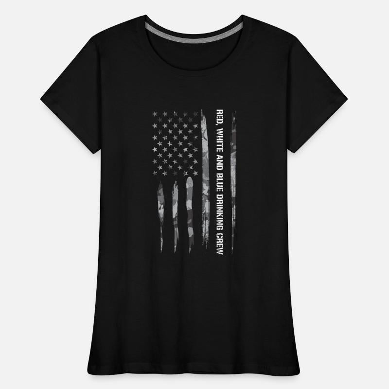 Red, White And Blue Drinking Crew