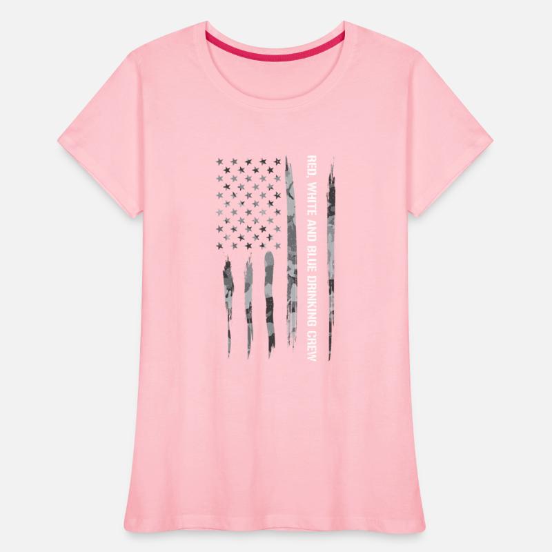 Red, White And Blue Drinking Crew