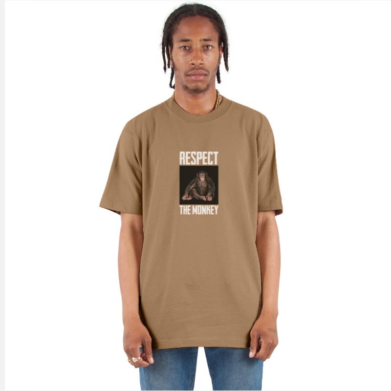 Respect The Monkey Photo Funny Primate Ape Lover