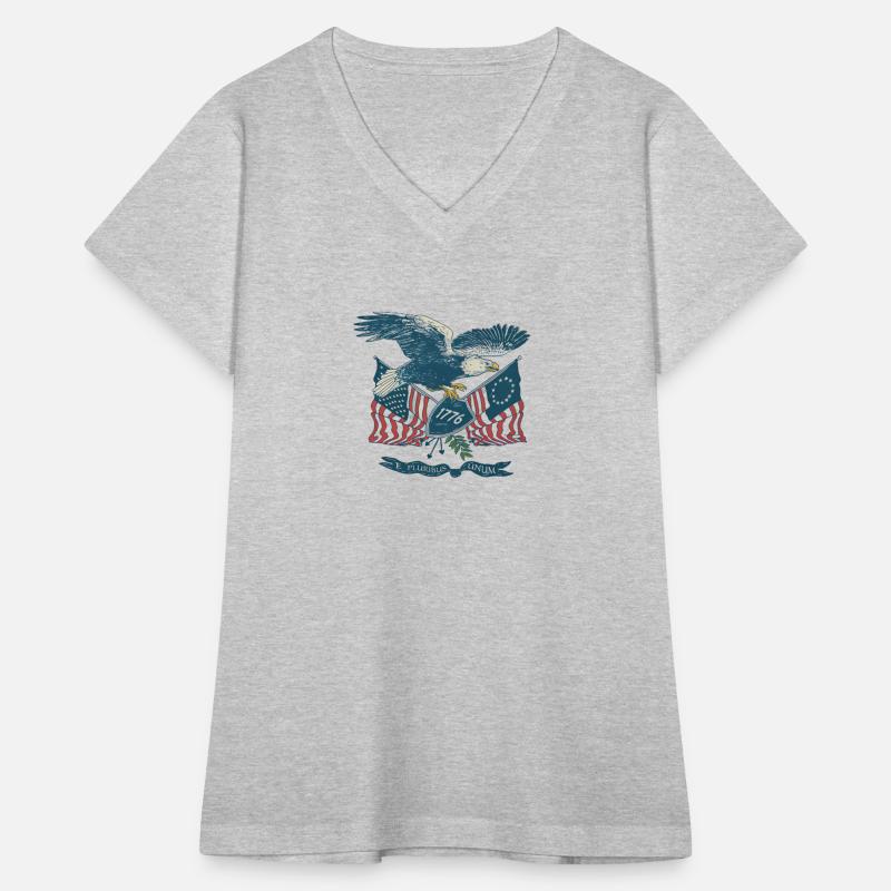 retro patriotic eagle