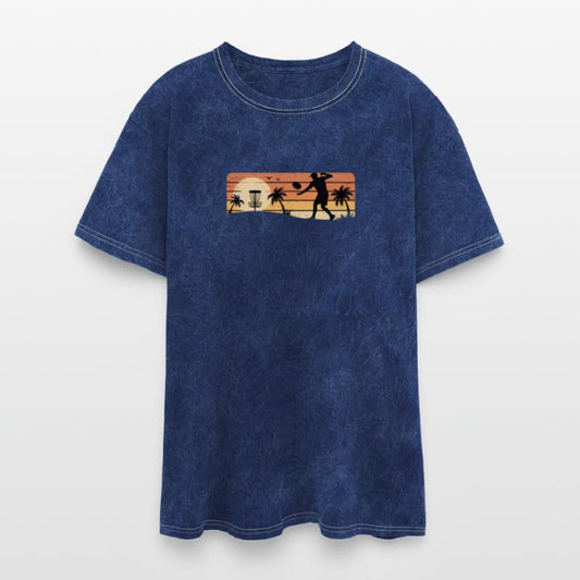 Retro Sunset Frisbee Golf Player Disc Golf