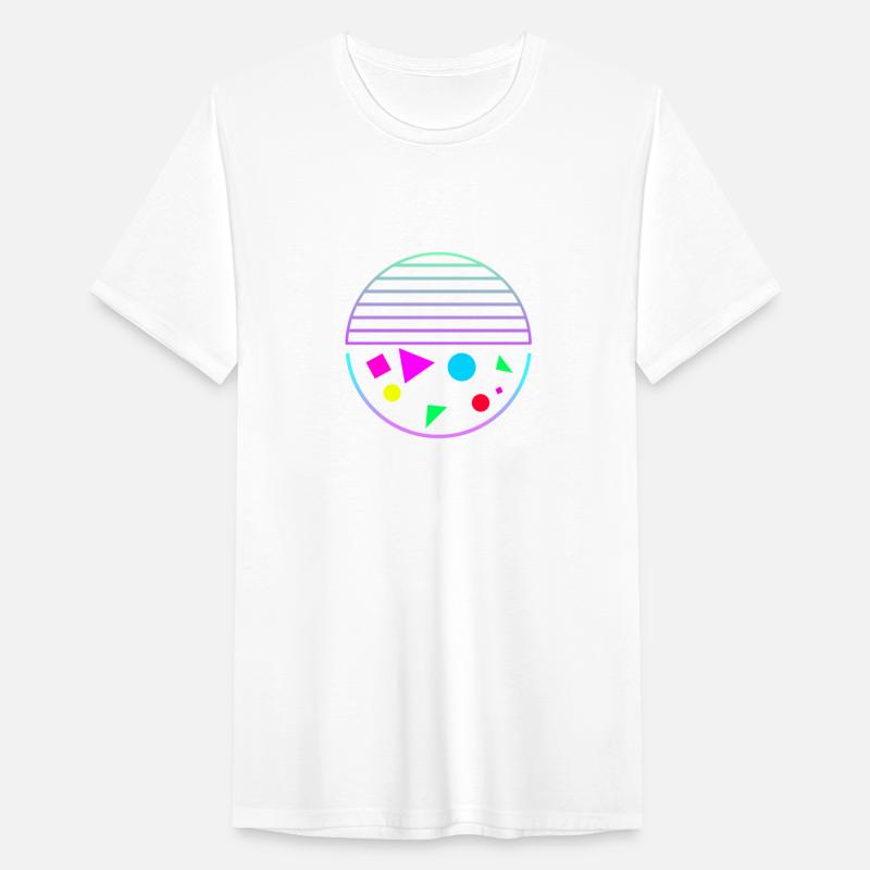 Retro sunset style 80s