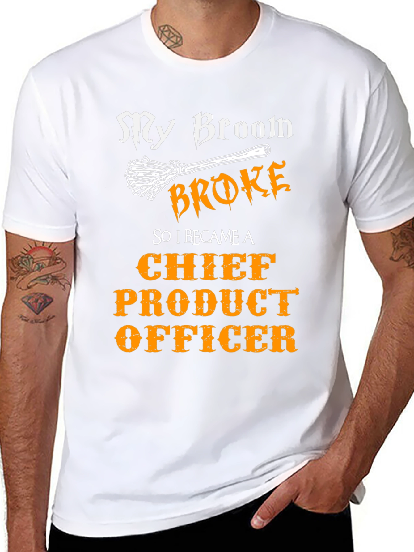 Broom Broke Chief Product Officer T-Shirt