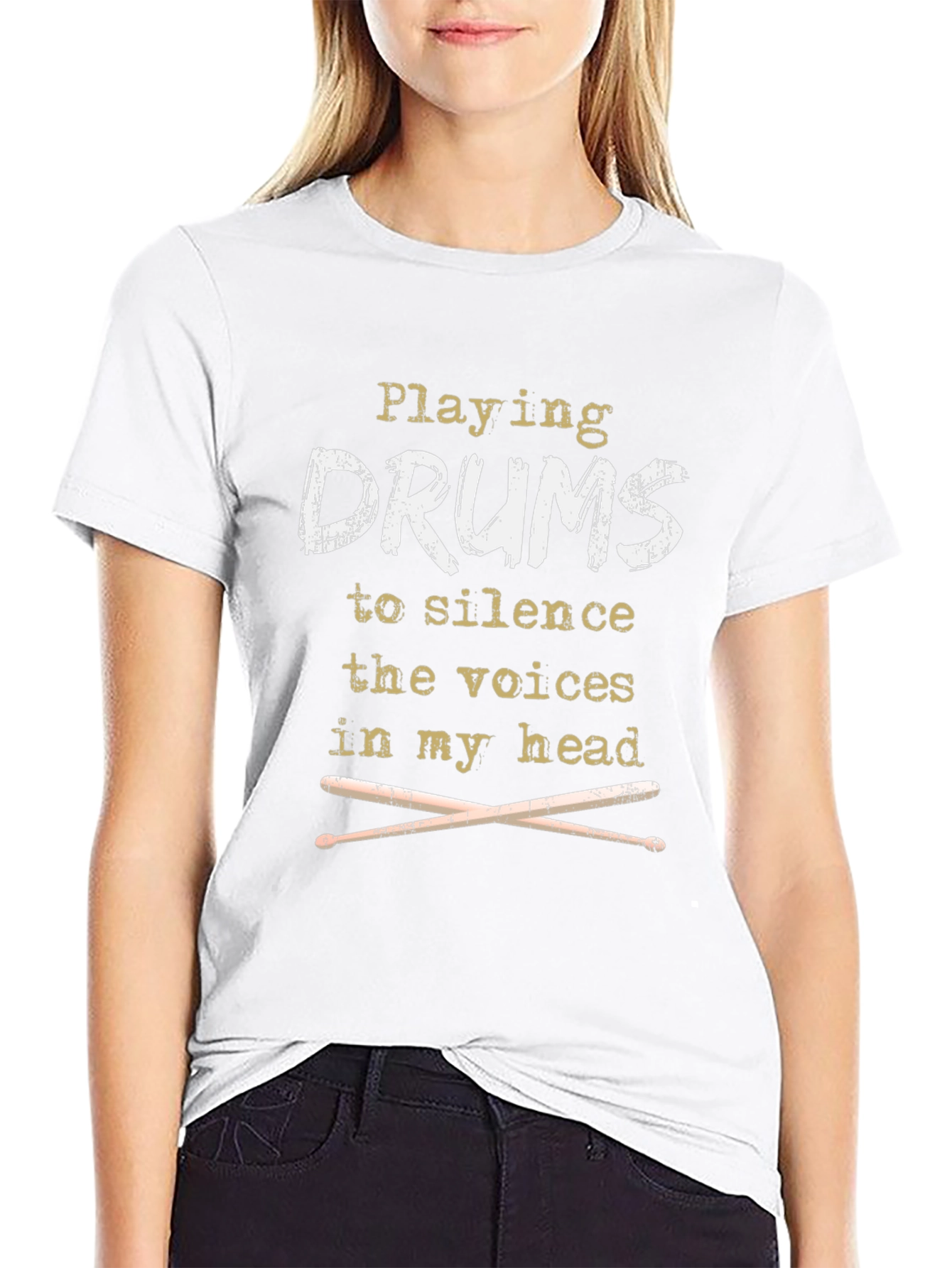 Drummer T-Shirt - Silence the Voices