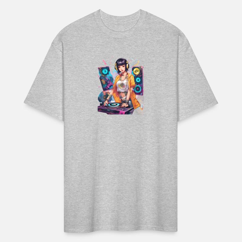 Rhythmic DJ Techno Trance Party Girl