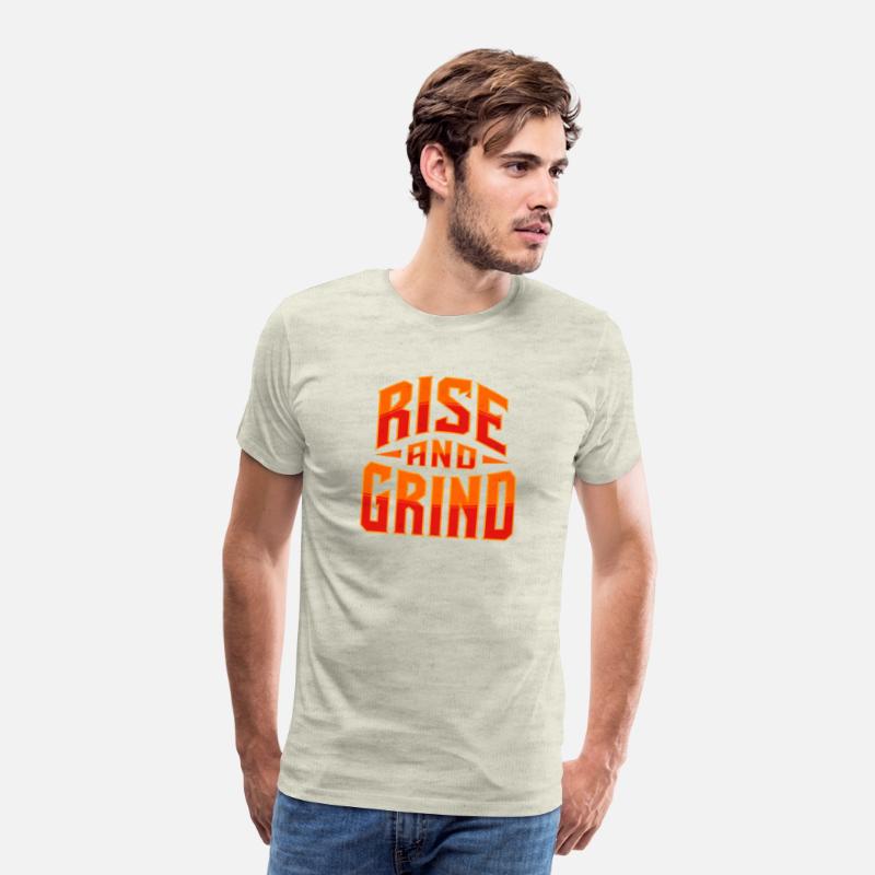Rise and Grind - Bold Motivational Typography Desi