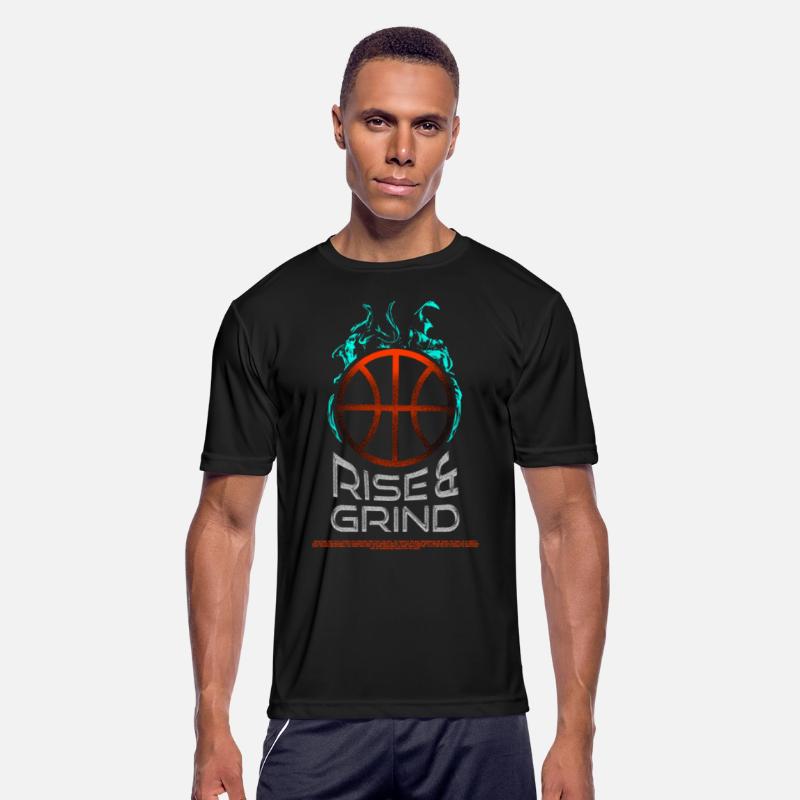 Rise and Grind Basketball lover Design