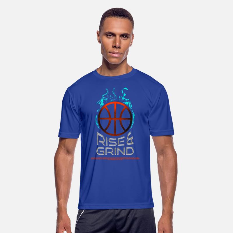 Rise and Grind Basketball lover Design