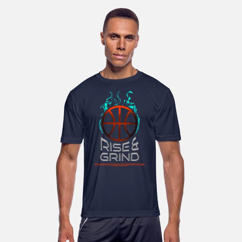 Rise and Grind Basketball lover Design
