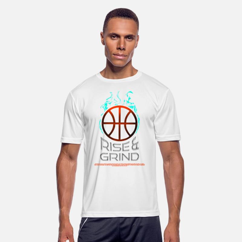 Rise and Grind Basketball lover Design