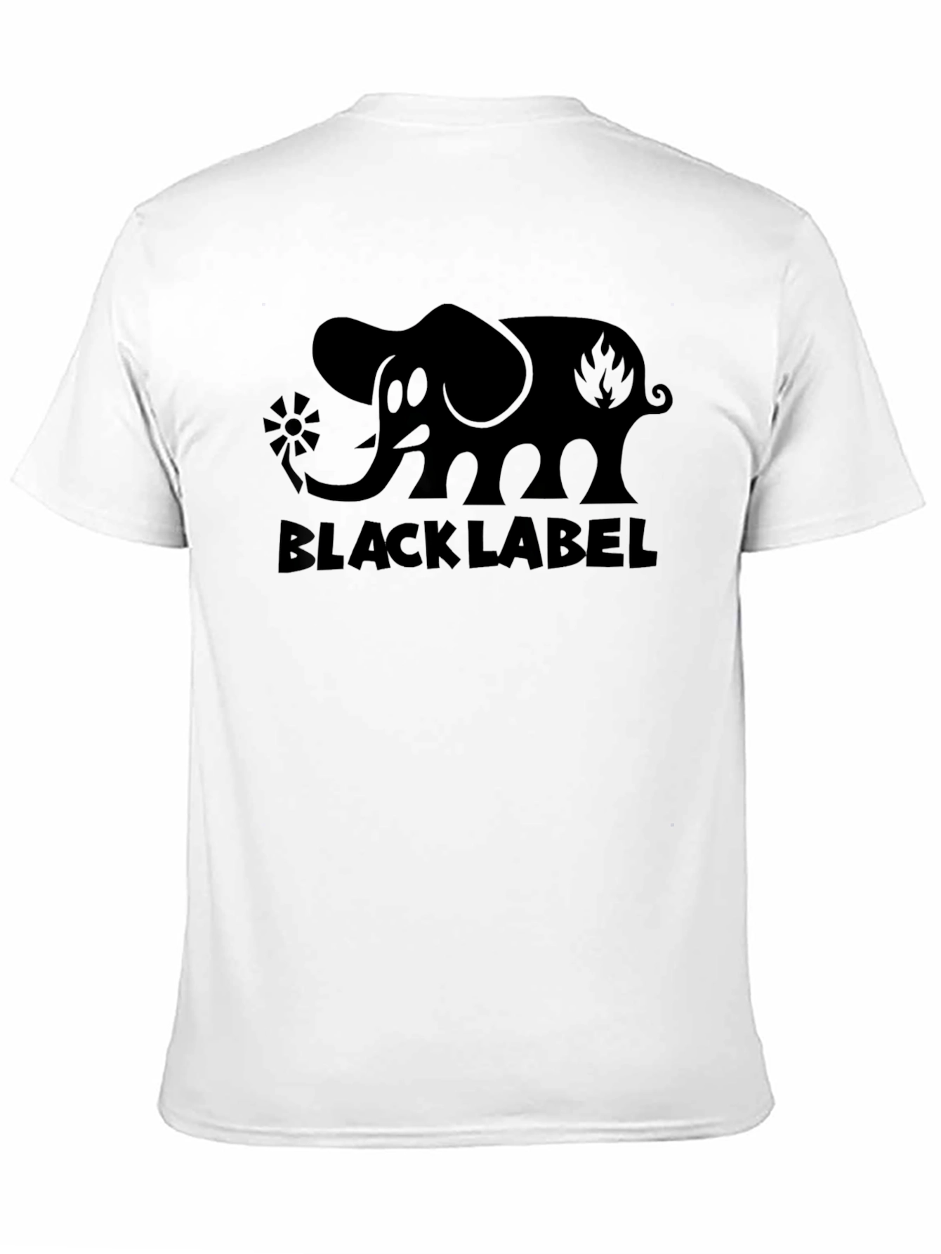 Black Label Elephant Graphic Tee