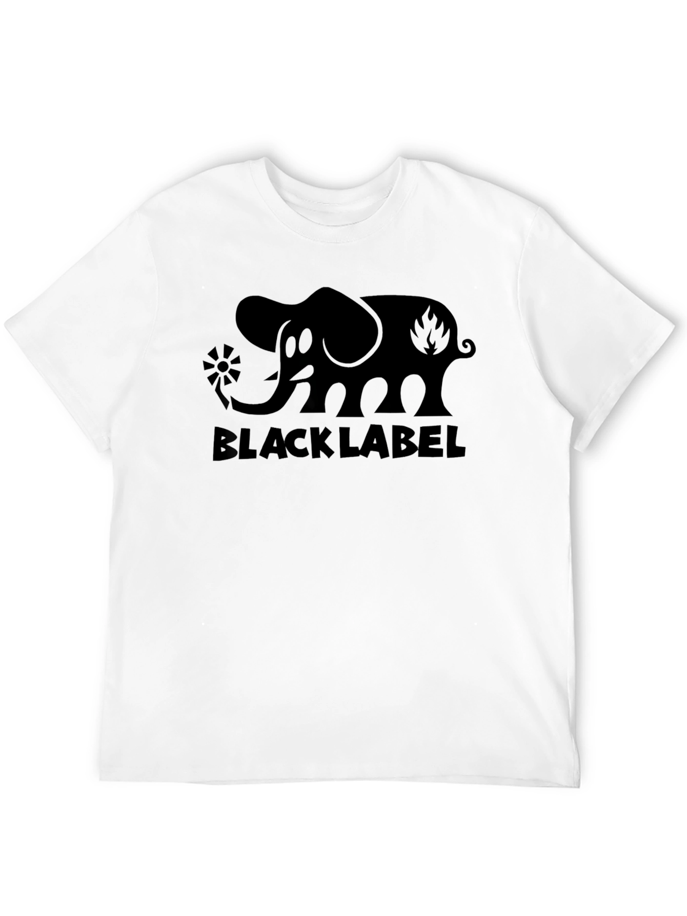 Black Label Elephant Graphic Tee