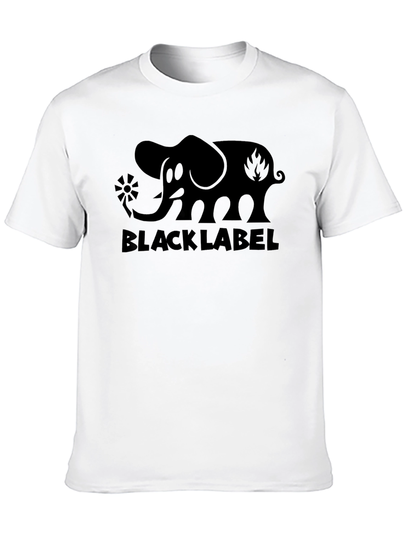 Black Label Elephant Graphic Tee