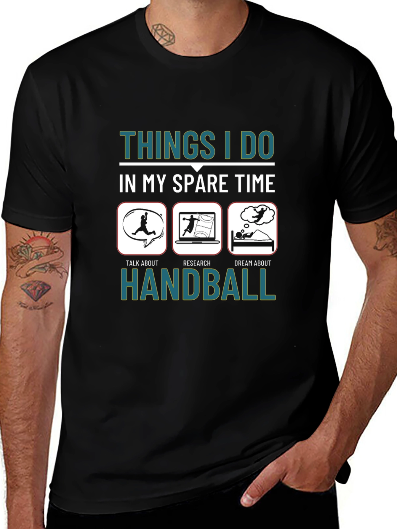Handball Spare Time Hobby Graphic T-Shirt