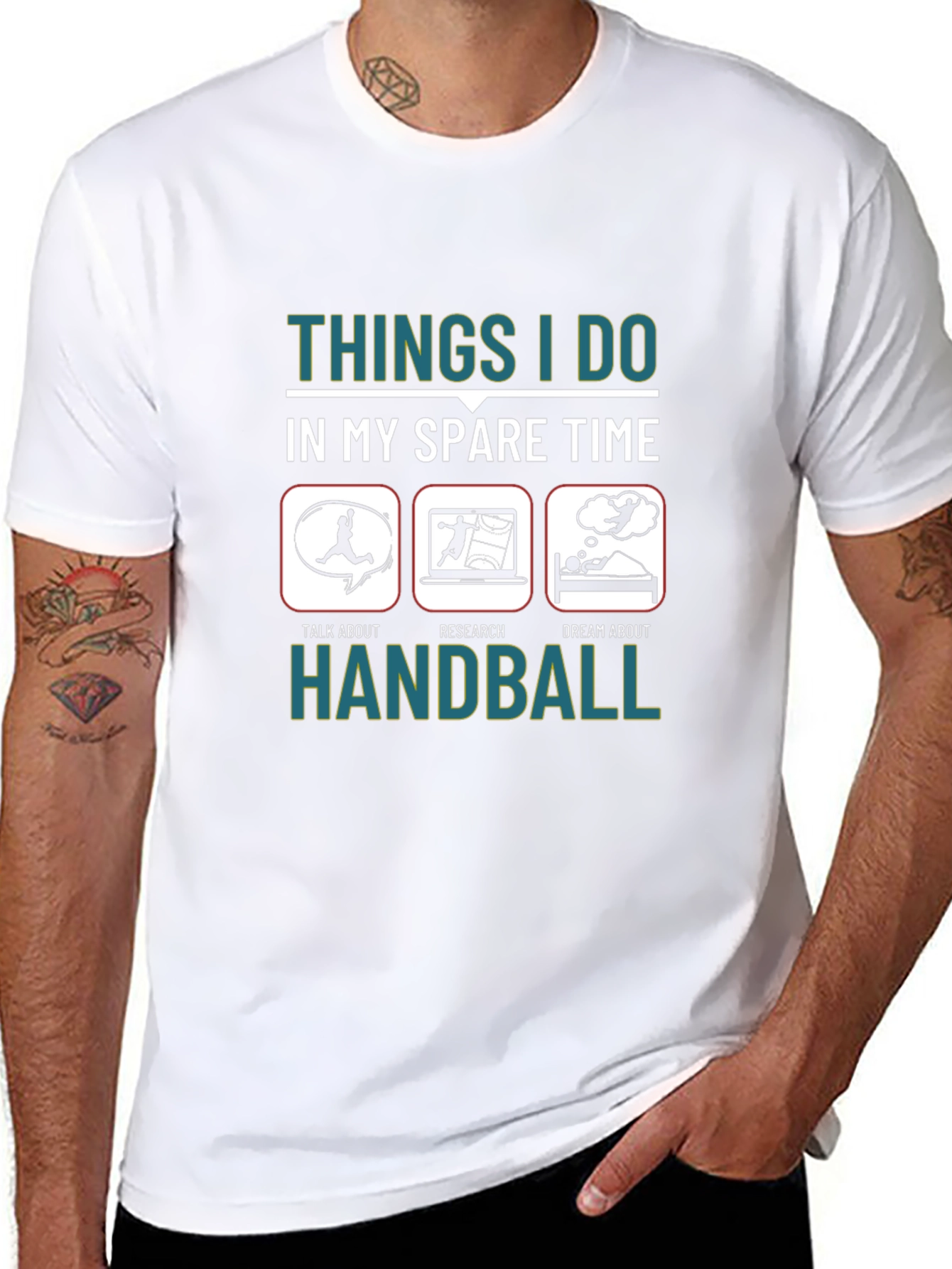 Handball Spare Time Hobby Graphic T-Shirt