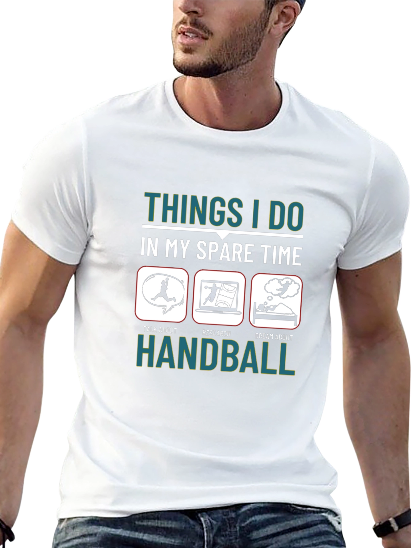 Handball Spare Time Hobby Graphic T-Shirt