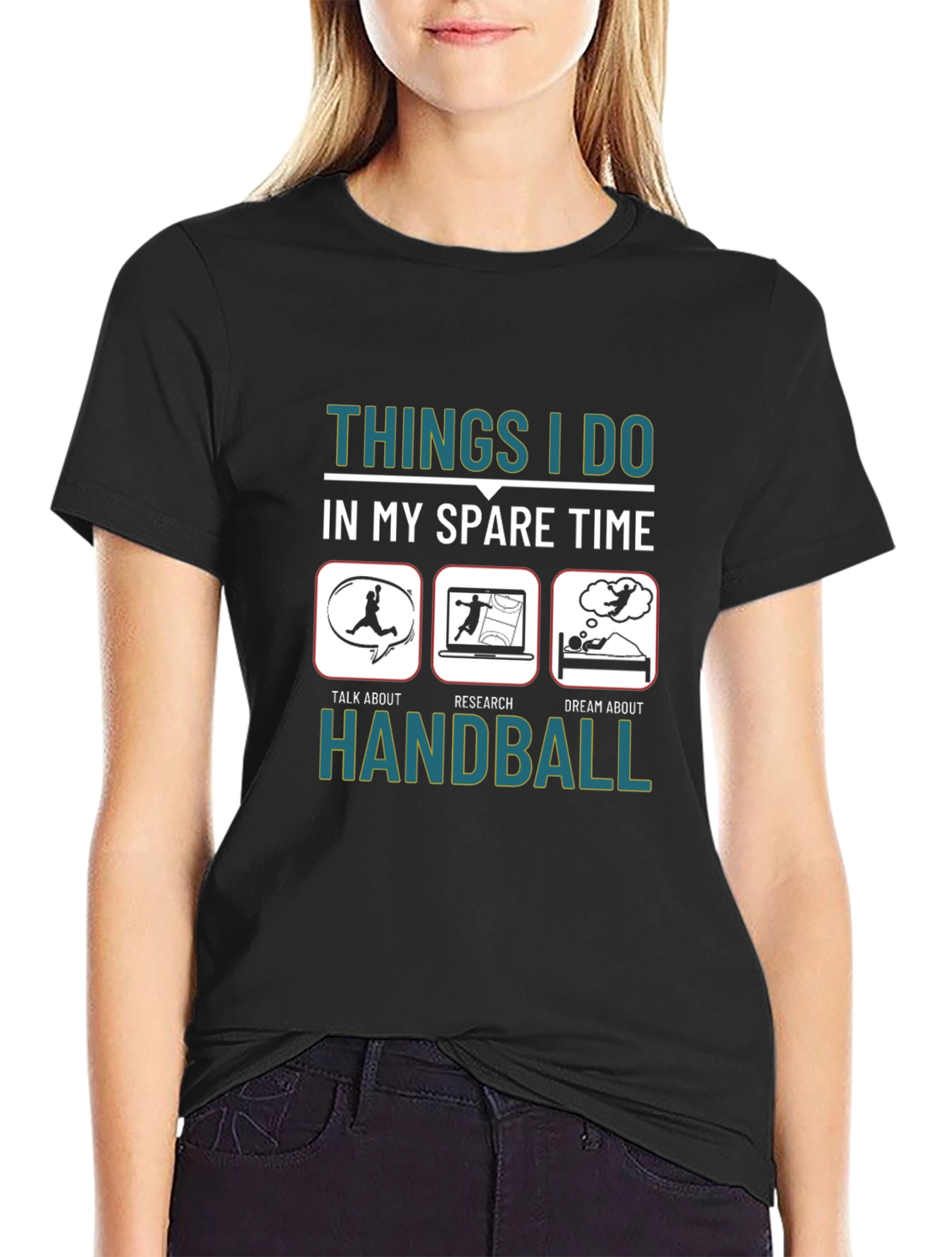 Handball Spare Time Hobby Graphic T-Shirt