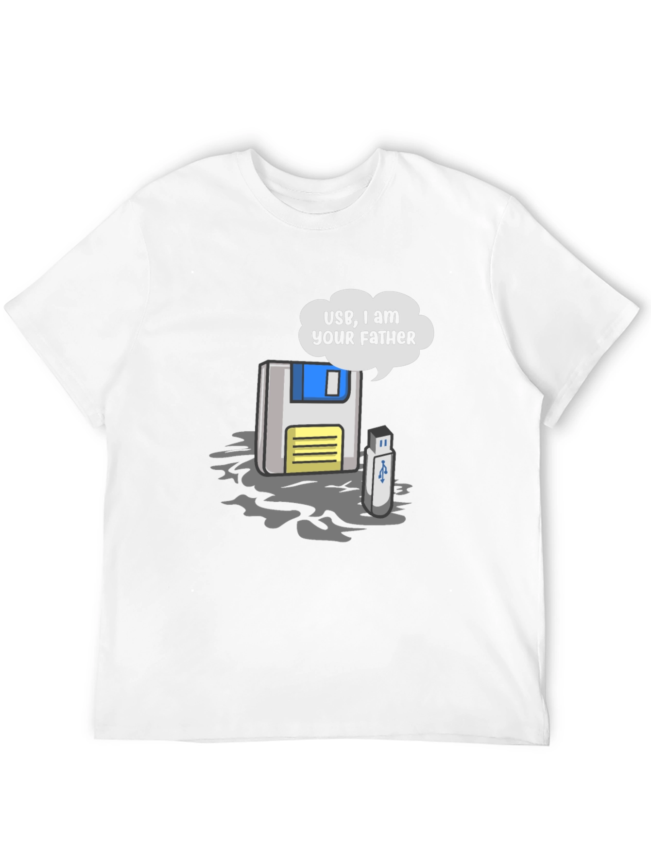USB I am Your Father T-Shirt - Black