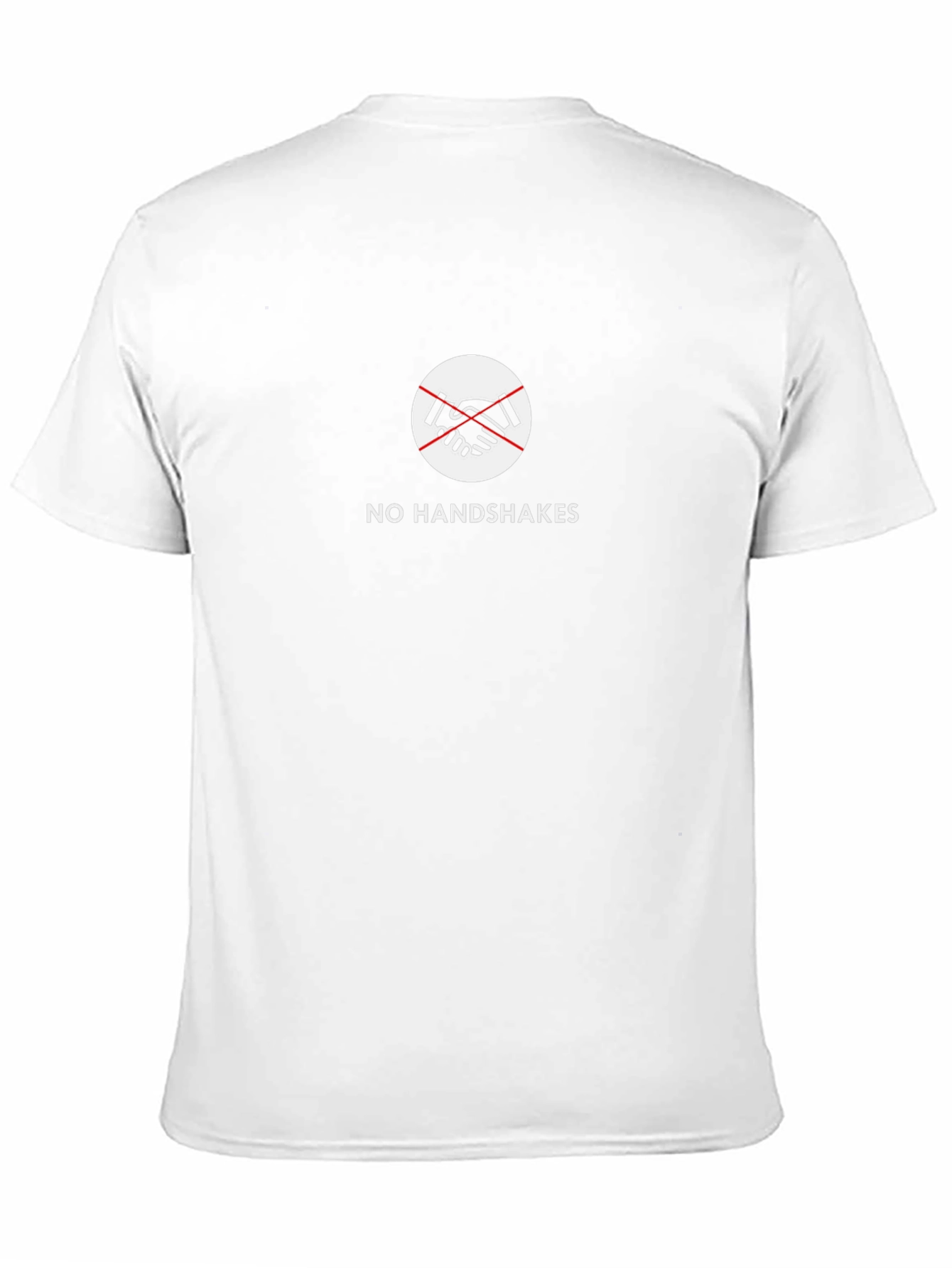 No Handshakes Graphic Tee - Social Distancing Apparel
