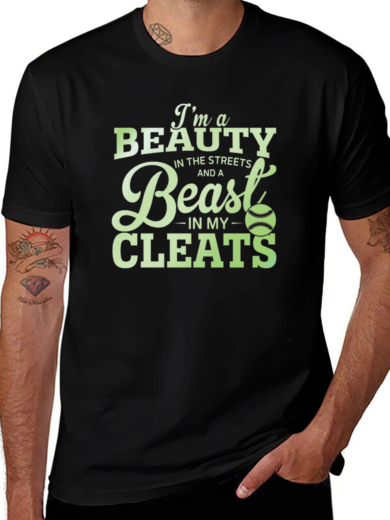 Beauty & Beast Baseball T-Shirt
