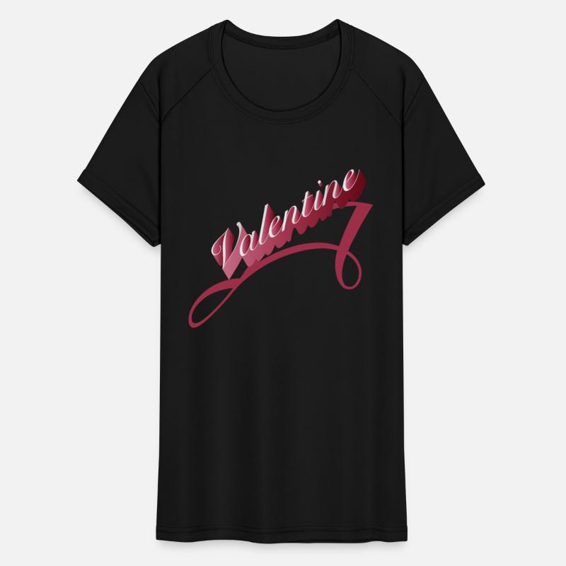 Romantic Valentine's Day Typography in red tones