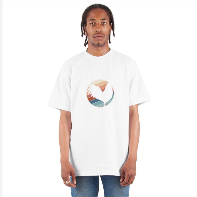 Rooster in Retro Style