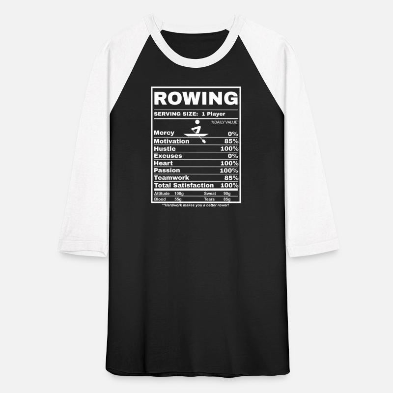 Row Boats Rowing Nutrition Facts Rower Team Rowing