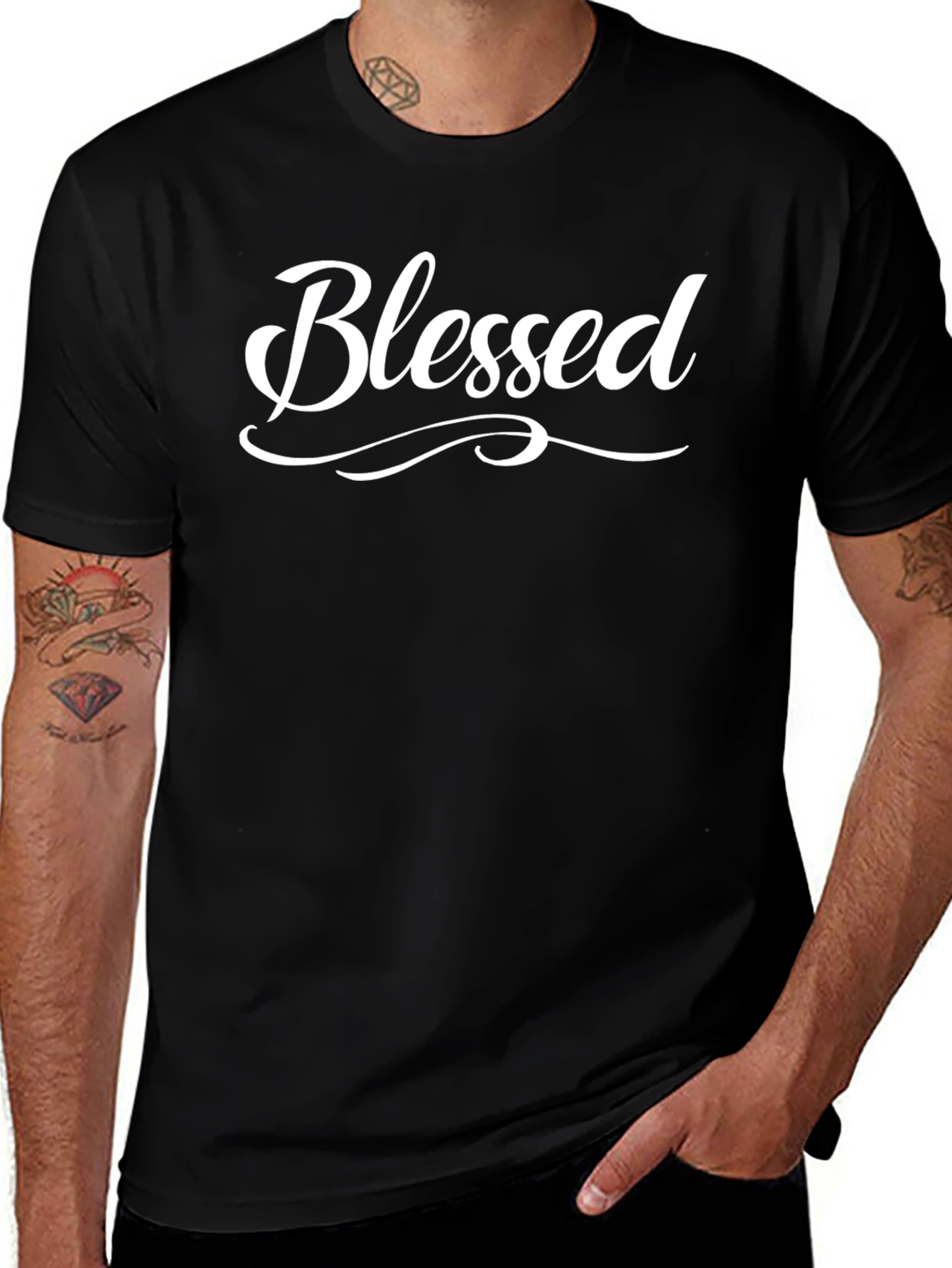 Blessed Graphic Tee - Soft Cotton T-Shirt