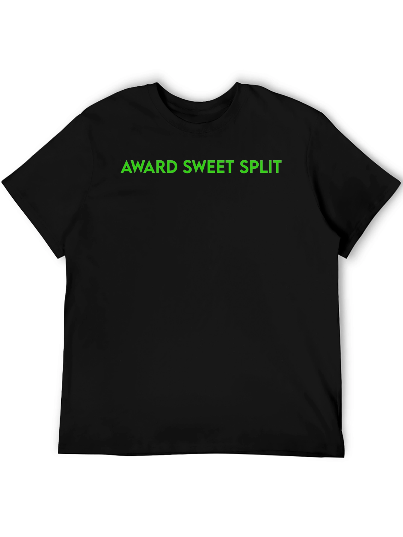 Award Sweet Split Black T-Shirt