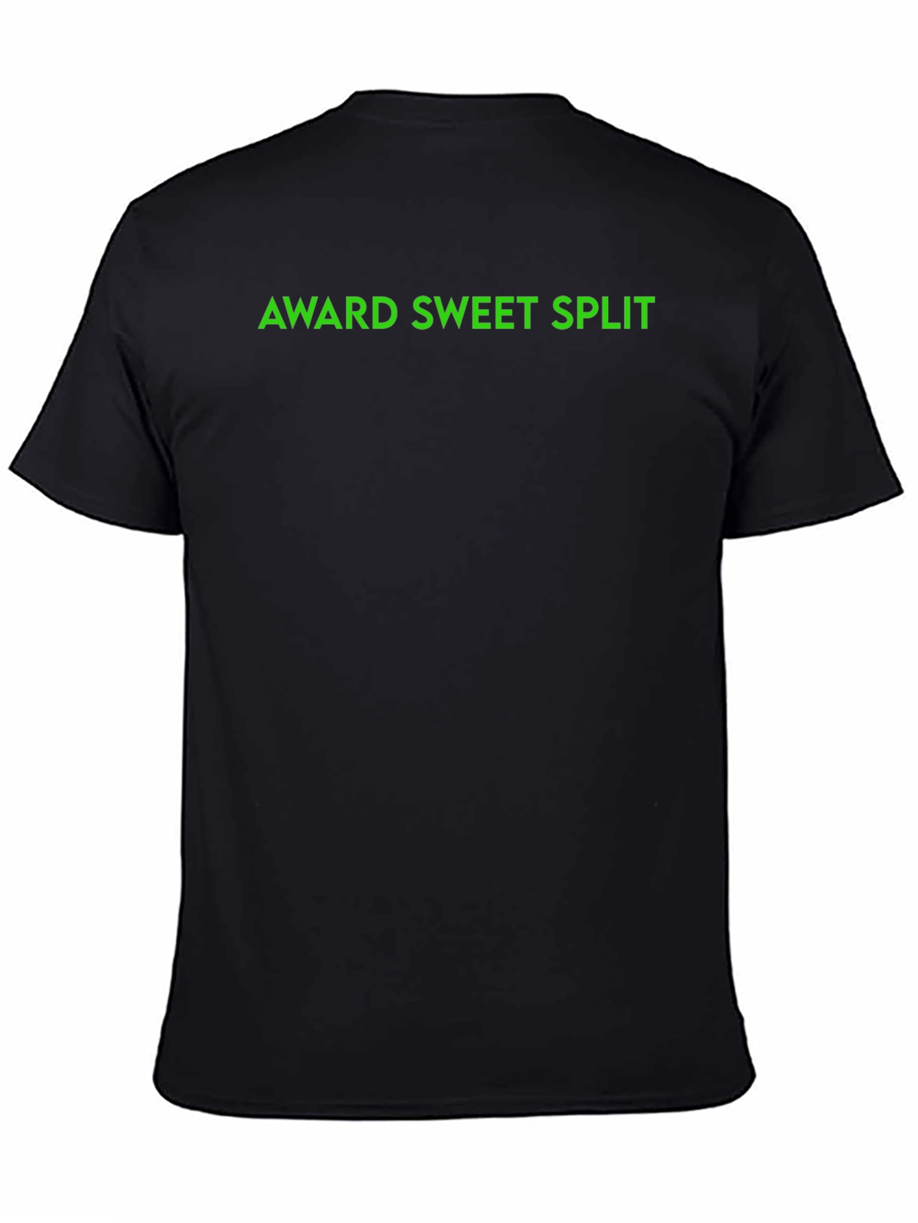 Award Sweet Split Black T-Shirt