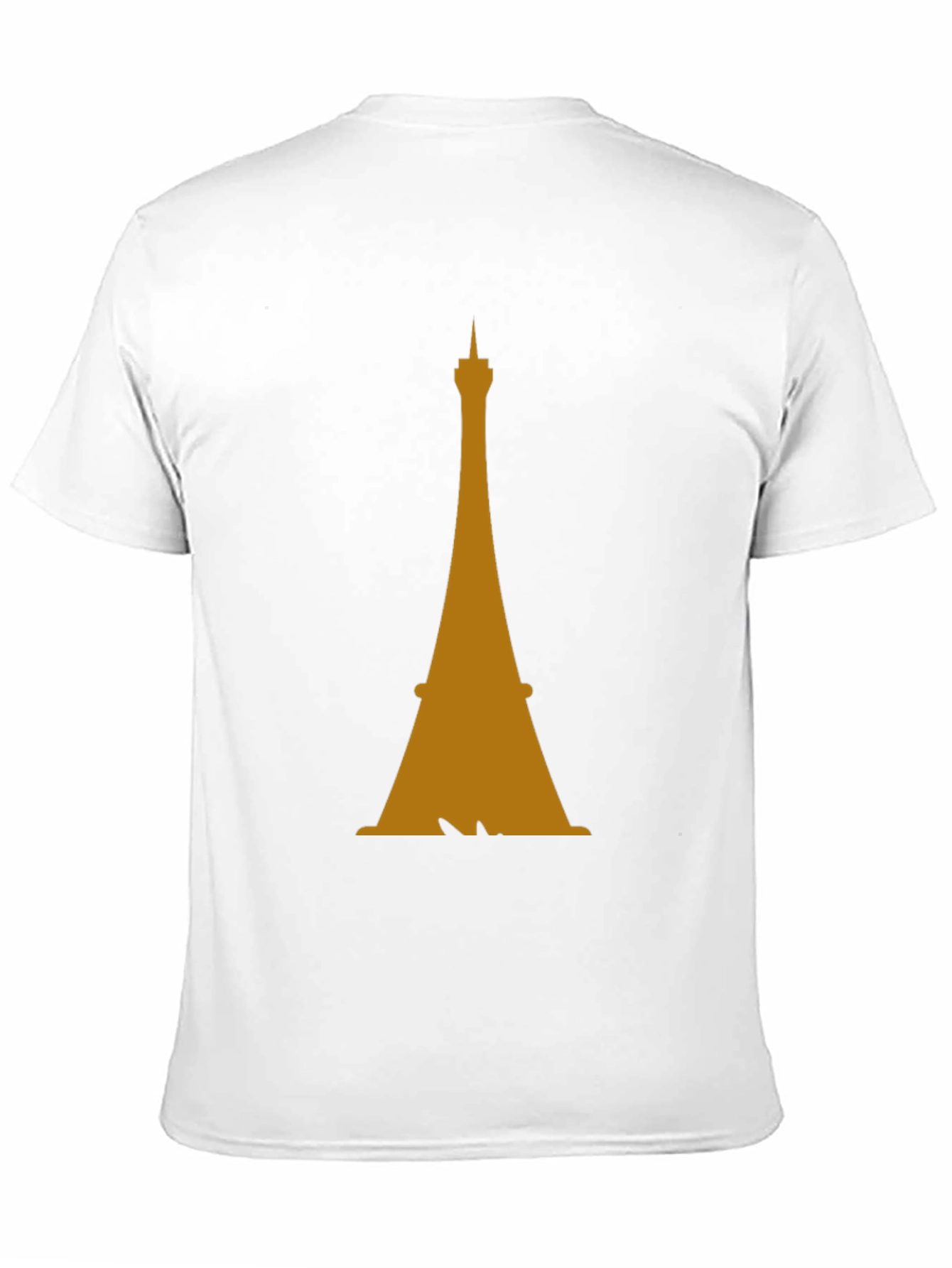 Eiffel Tower Graphic Tee - Stylish Mens Black T-Shirt