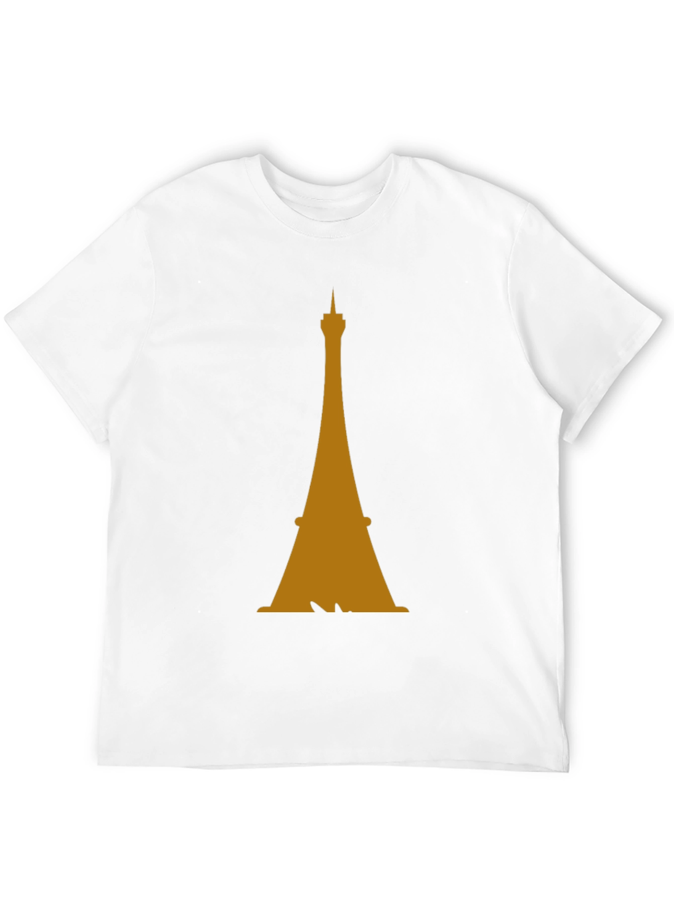 Eiffel Tower Graphic Tee - Stylish Mens Black T-Shirt