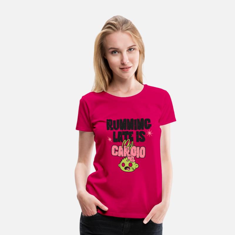 Running Late Is My Cardio | Funny Zombie Shirt