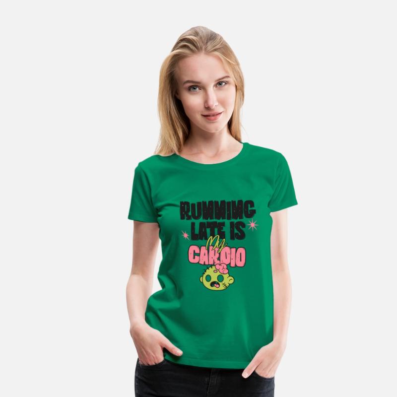 Running Late Is My Cardio | Funny Zombie Shirt