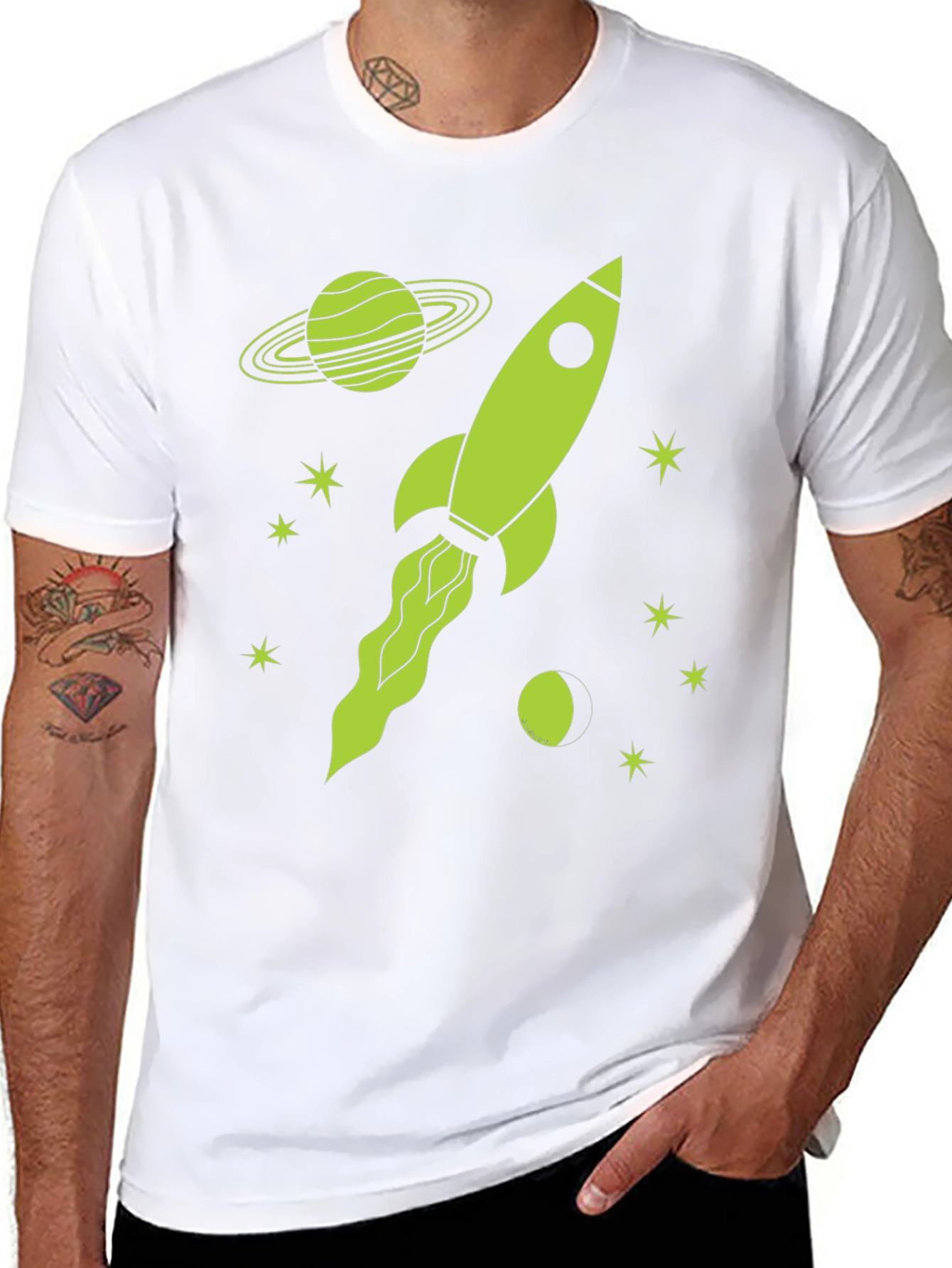Rocket Planet Graphic Tee