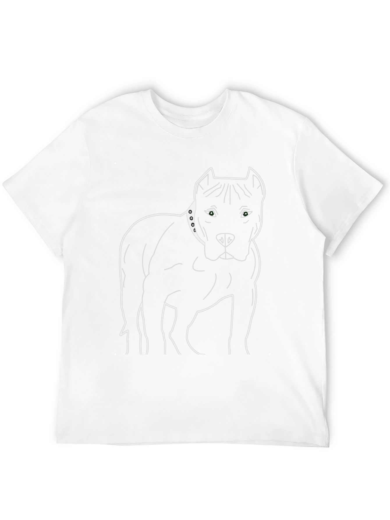 Dog Graphic Tee - Stylish Mens Black T-Shirt