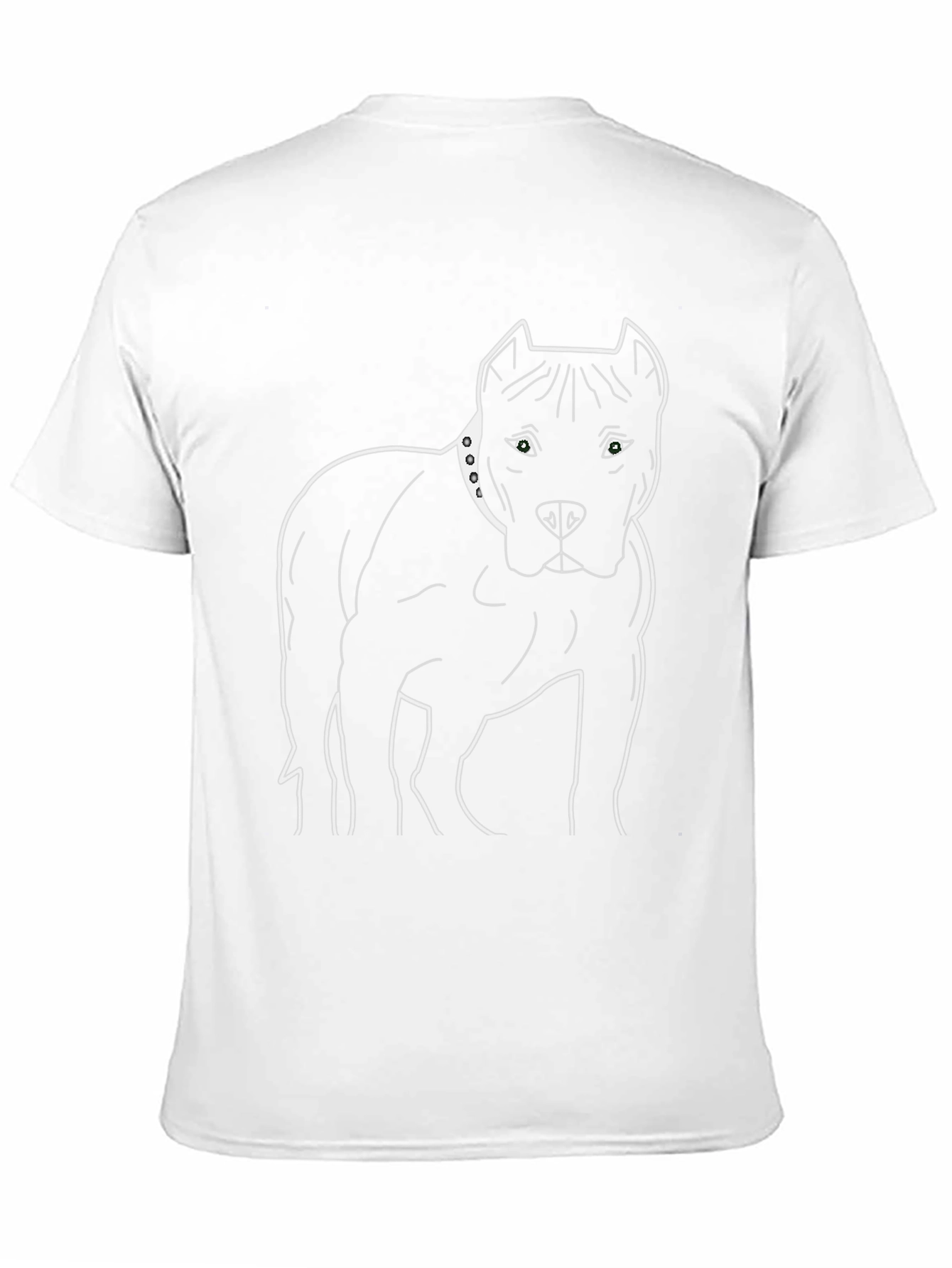 Dog Graphic Tee - Stylish Mens Black T-Shirt
