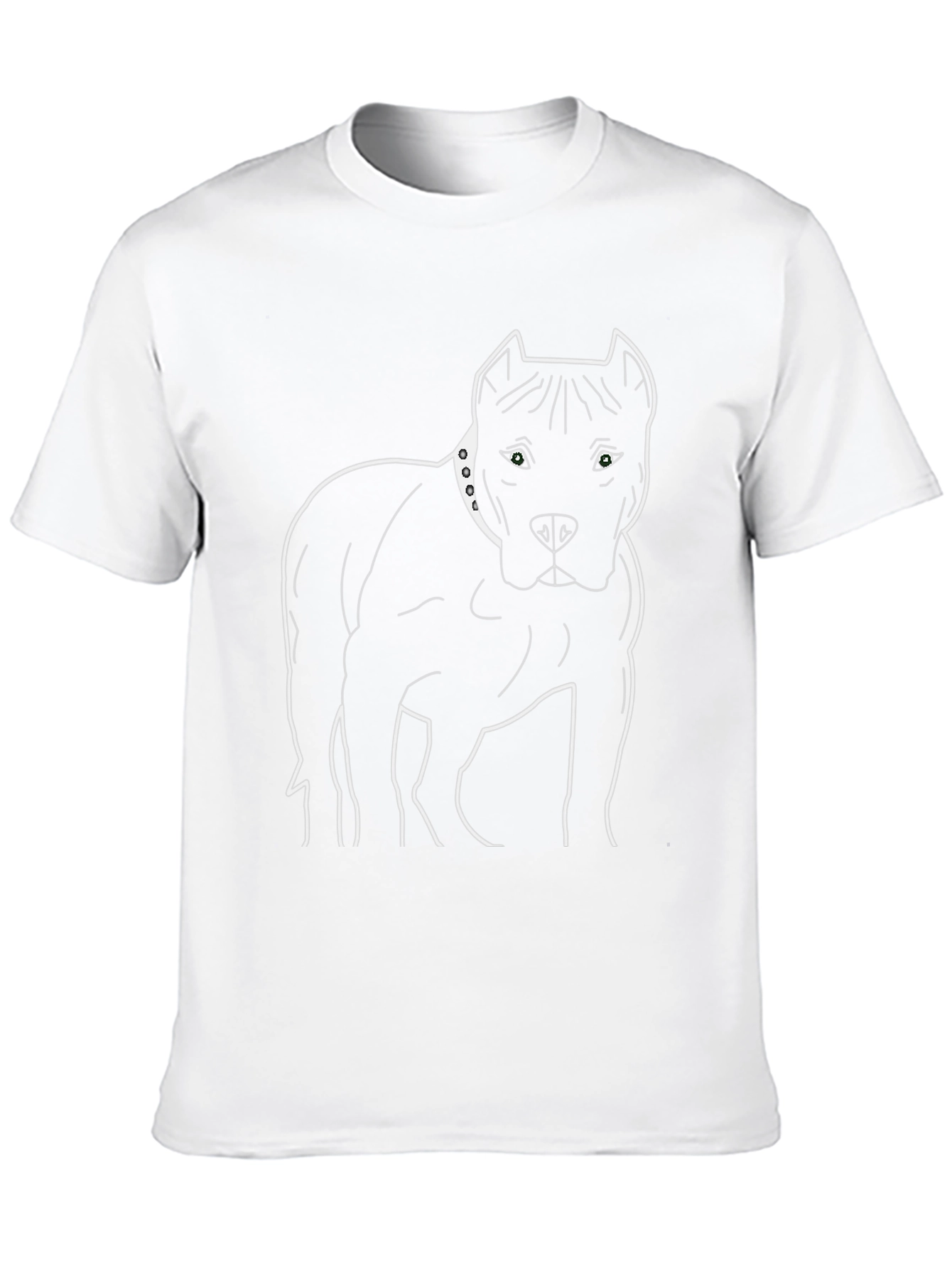 Dog Graphic Tee - Stylish Mens Black T-Shirt