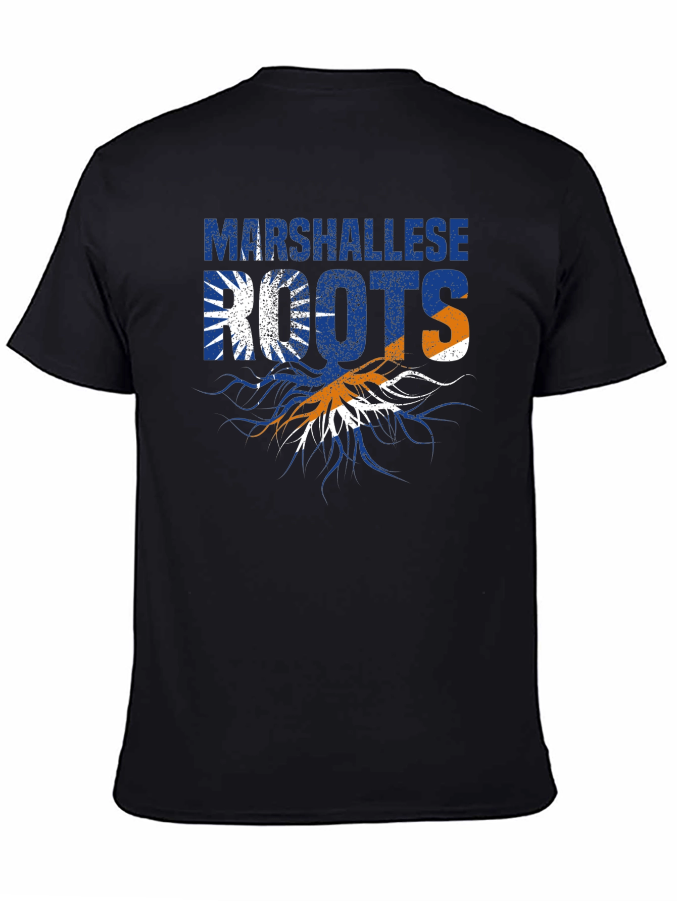 Marshallese Roots Black T-Shirt