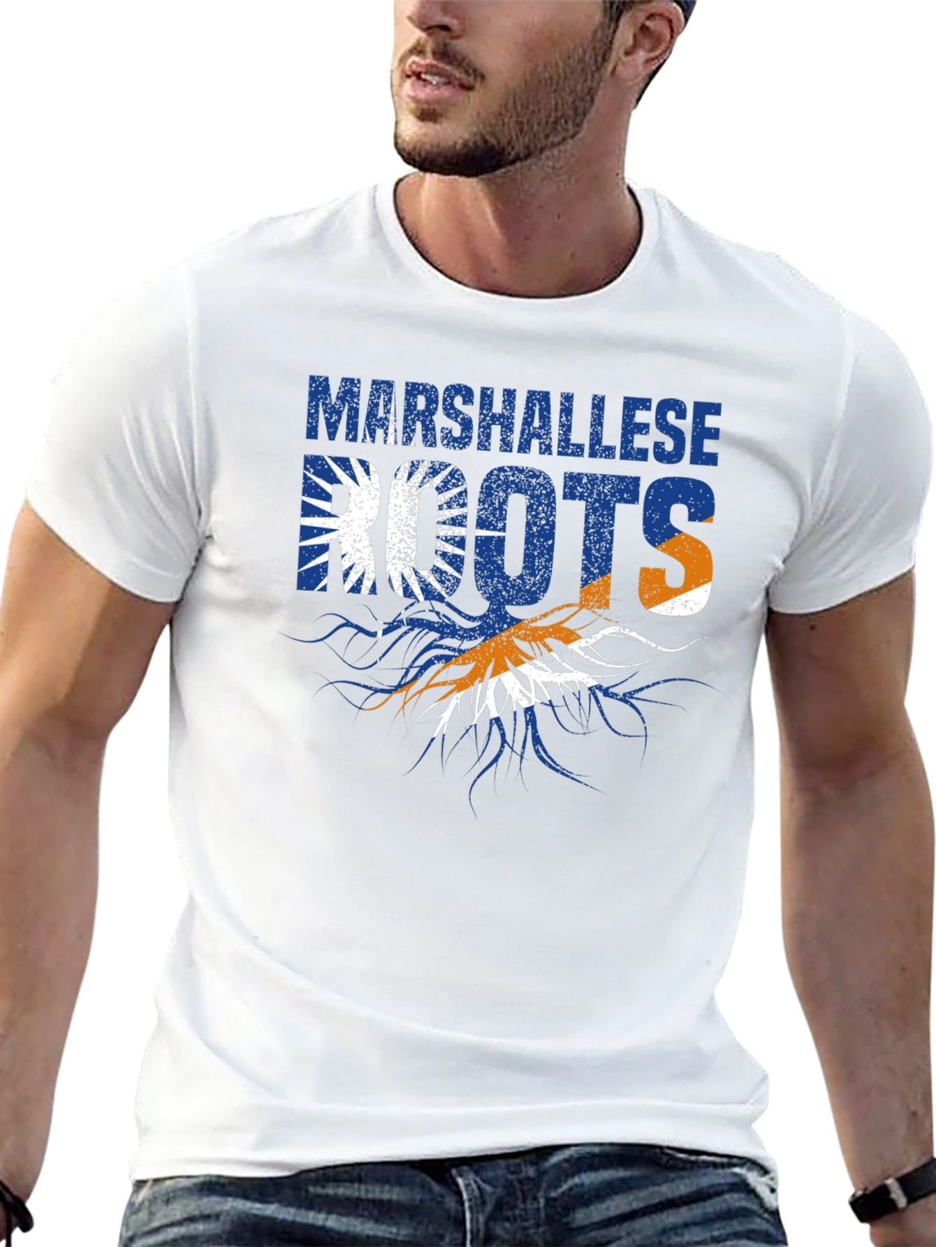Marshallese Roots Black T-Shirt