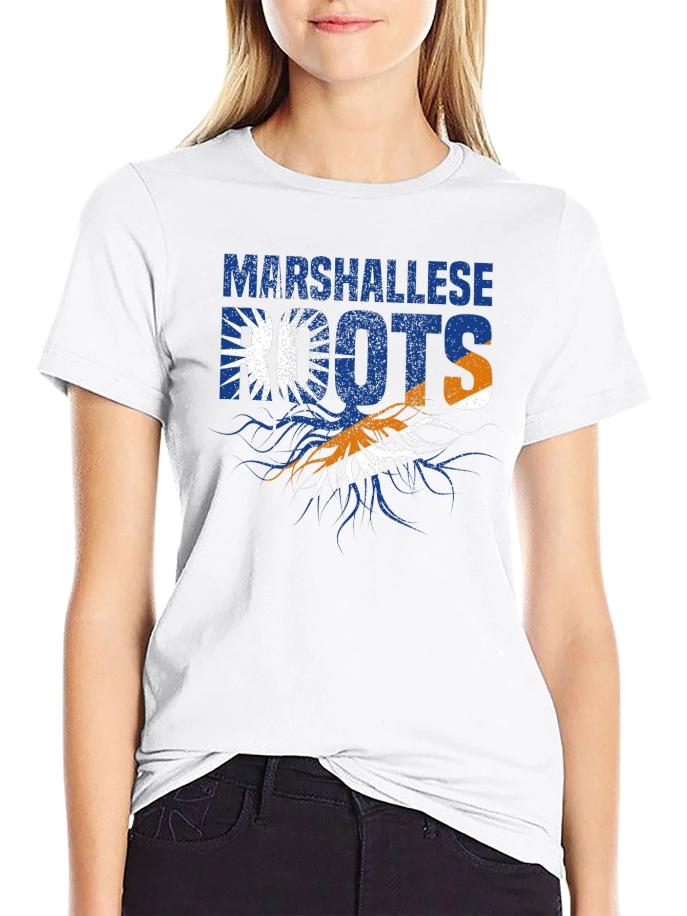 Marshallese Roots Black T-Shirt