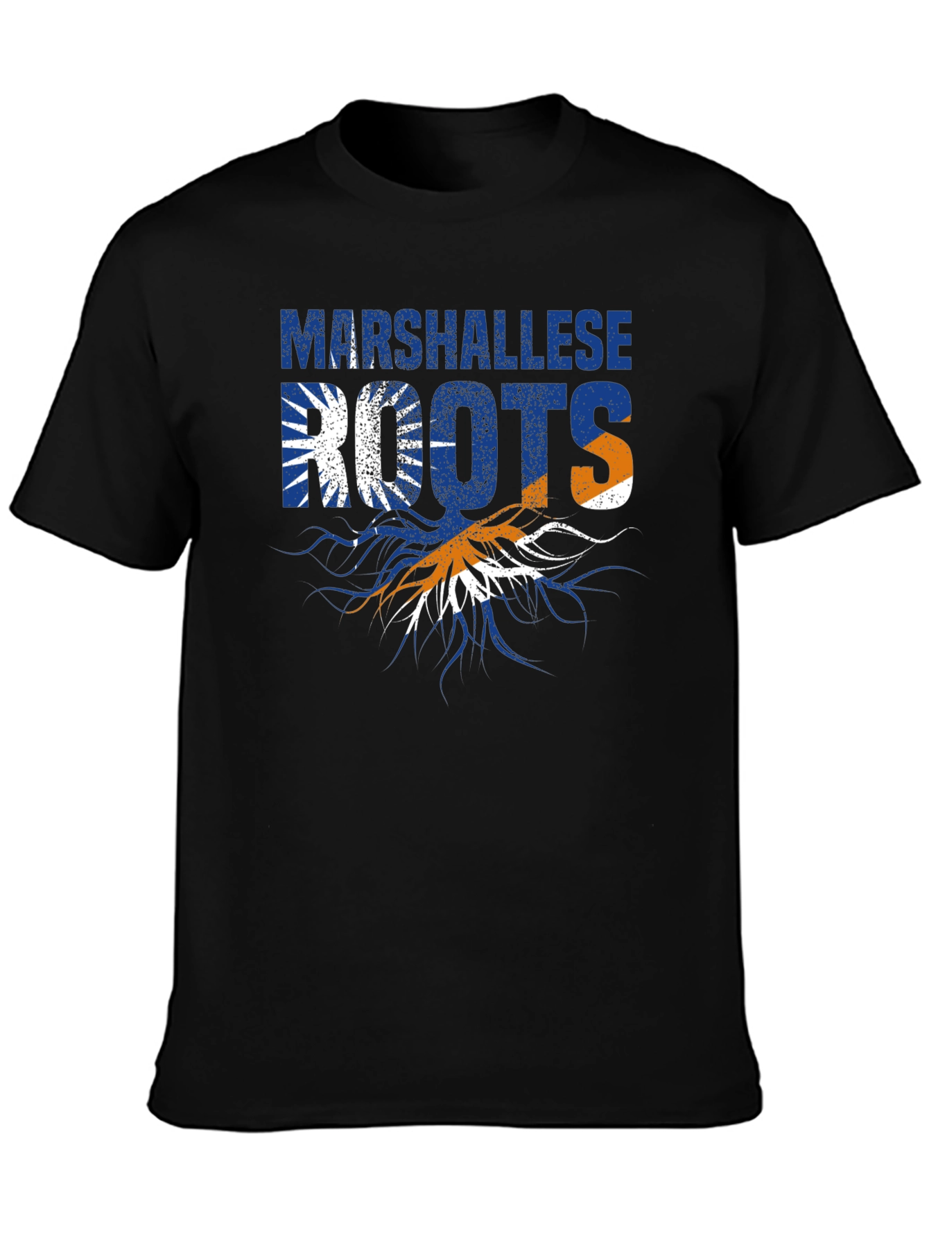 Marshallese Roots Black T-Shirt