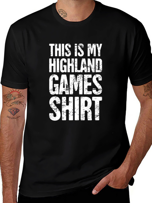 Highland Games Shirt - Funny Scottish Athletics Tee
