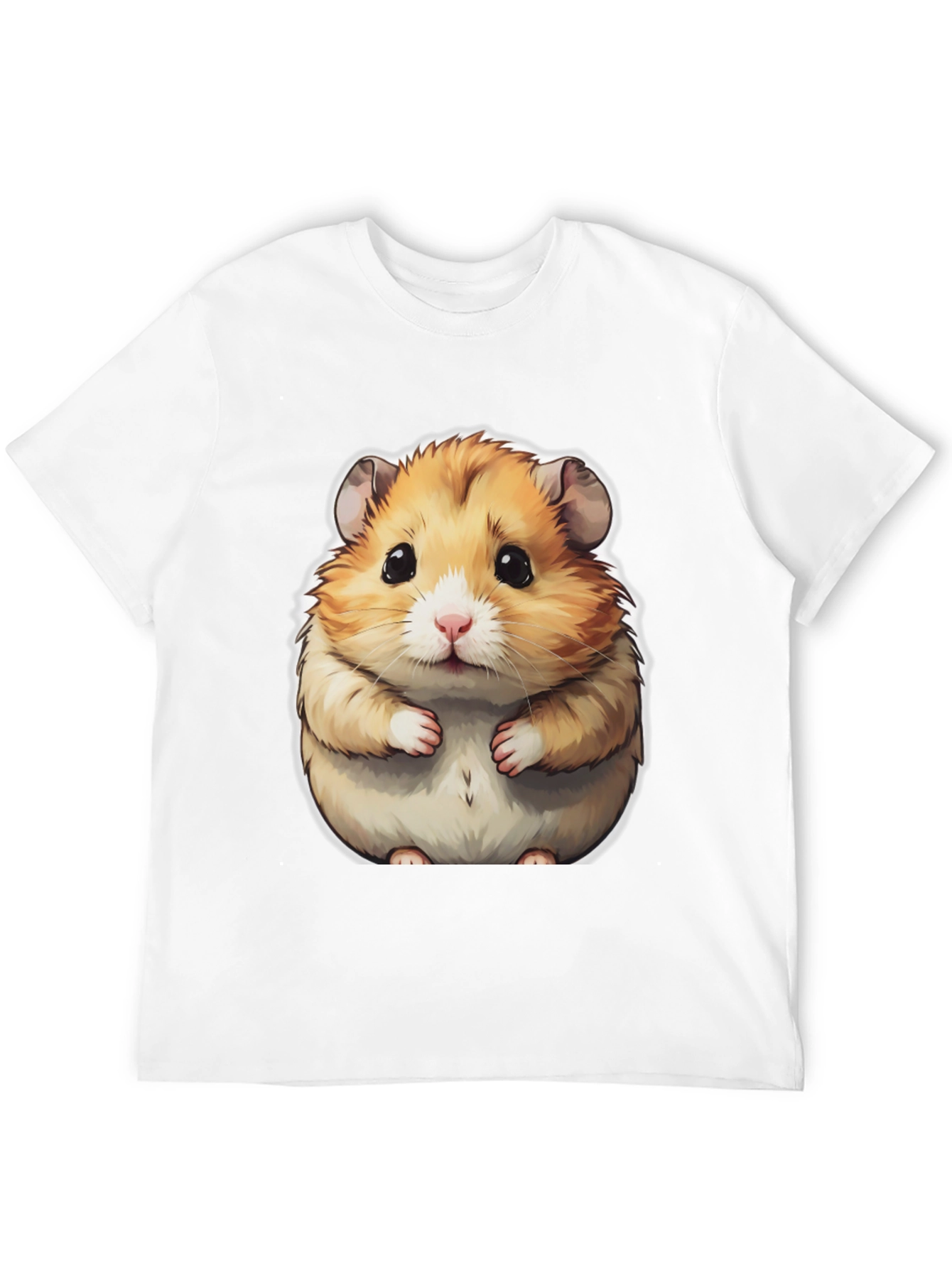Cute Hamster Graphic Tee - Soft Cotton Blend