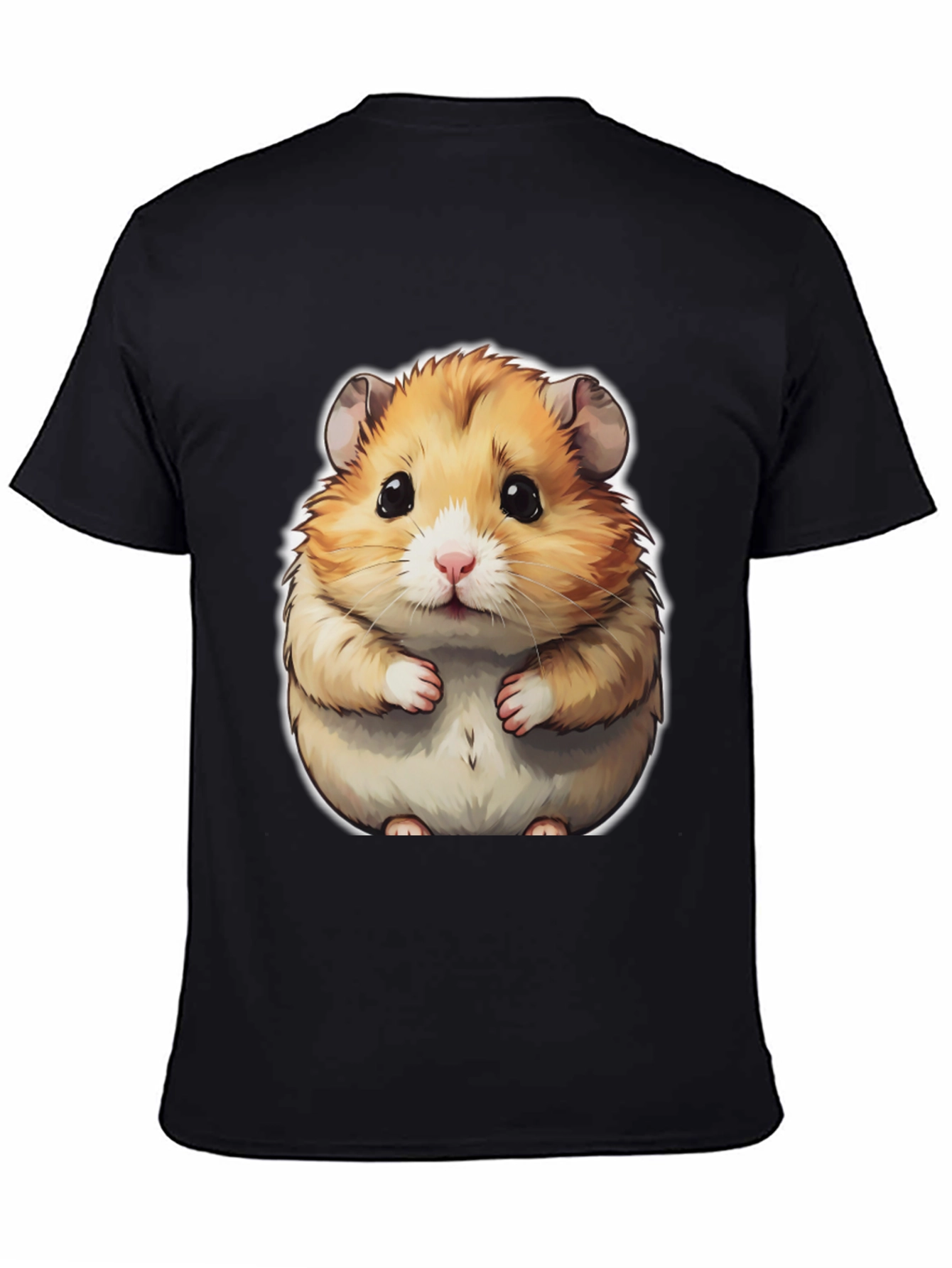 Cute Hamster Graphic Tee - Soft Cotton Blend