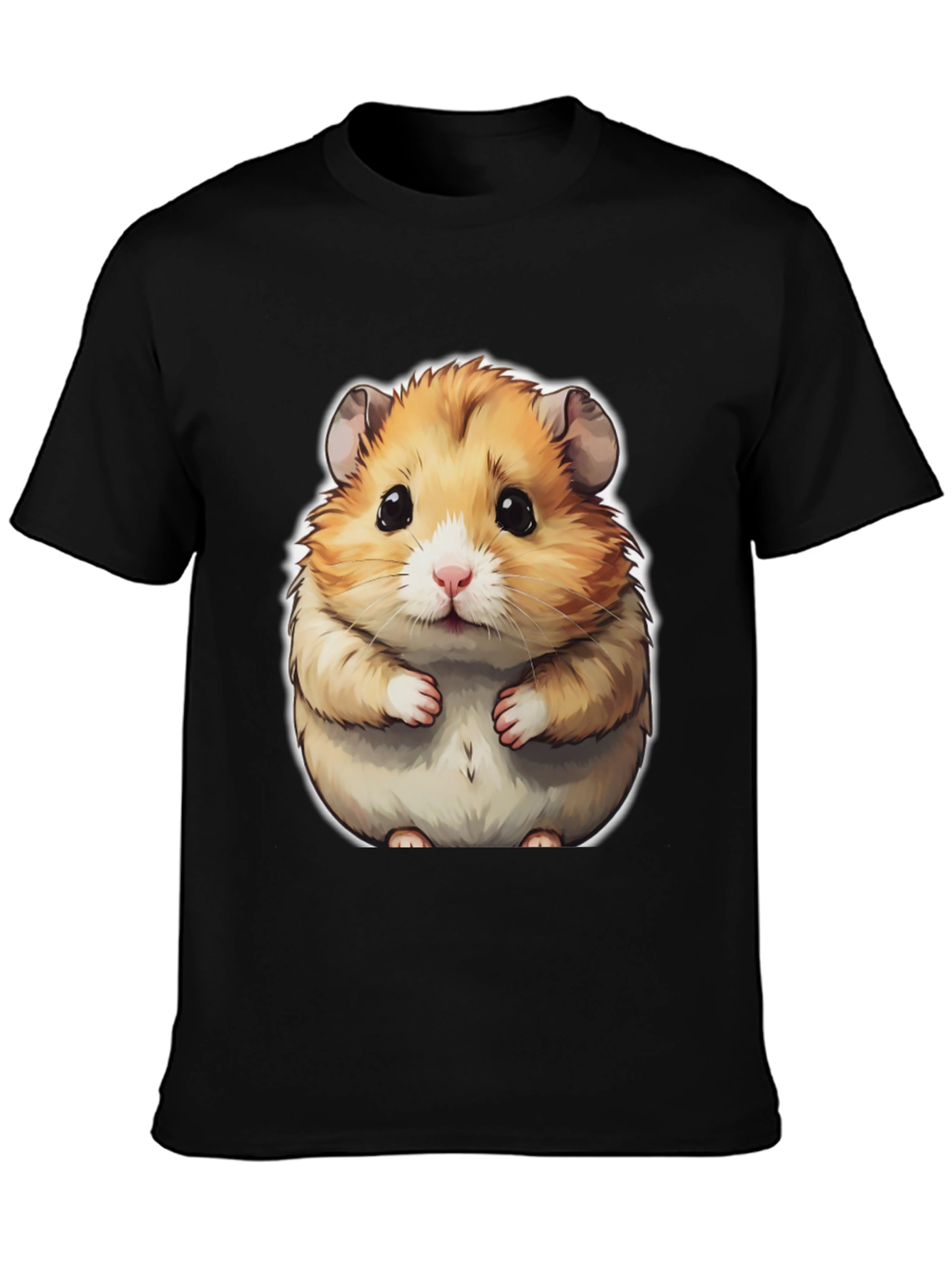 Cute Hamster Graphic Tee - Soft Cotton Blend
