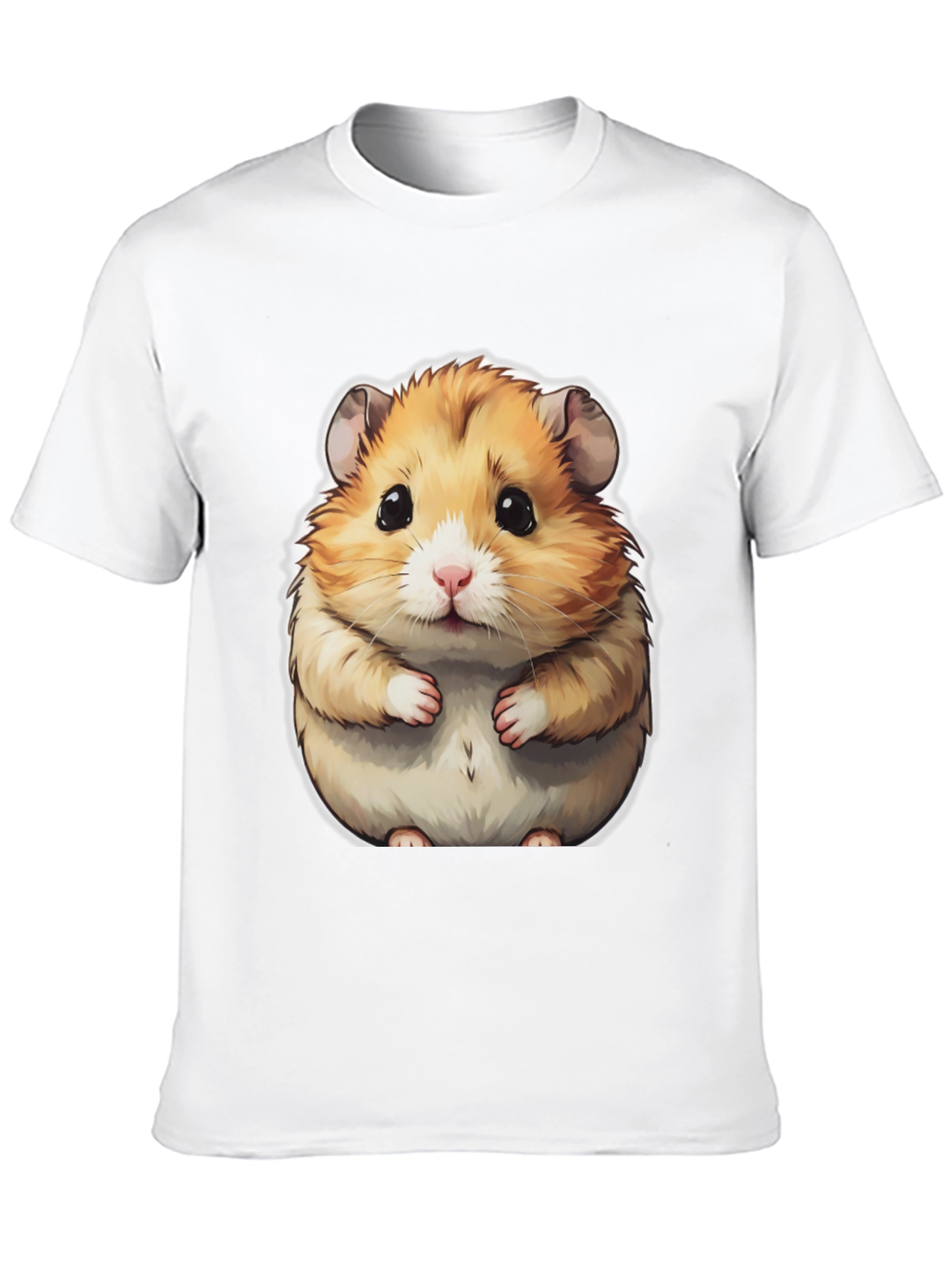 Cute Hamster Graphic Tee - Soft Cotton Blend